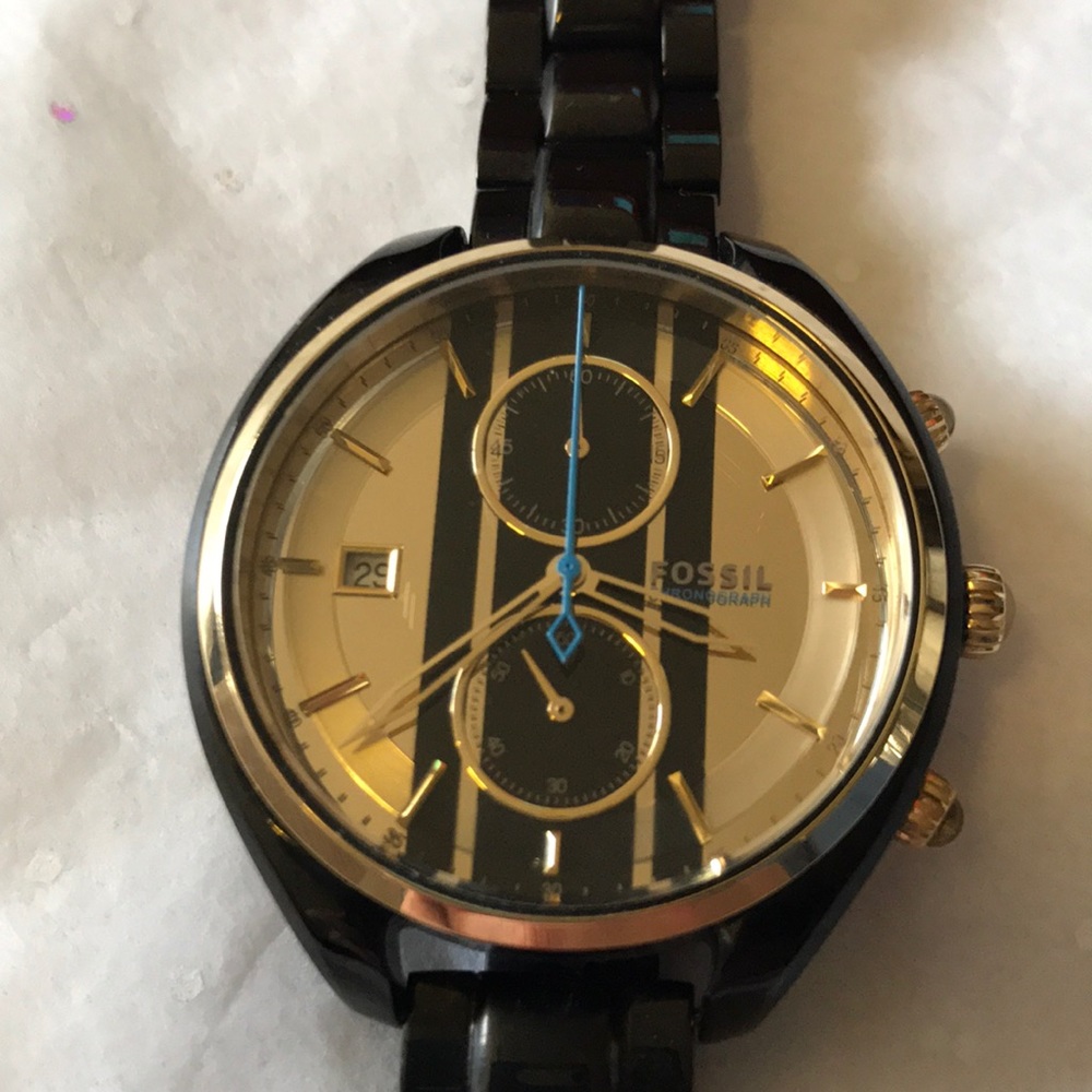Fossil CH2988 Land Racer in Black and Gold - Picture 3 of 5